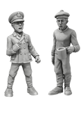 Naval Officer & Rating Pack 1 – 1:24 scale unpainted resin naval figures