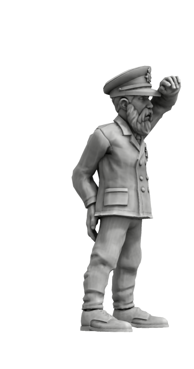 Naval Officer & Rating Pack 2 – 1:24 scale unpainted resin naval figures