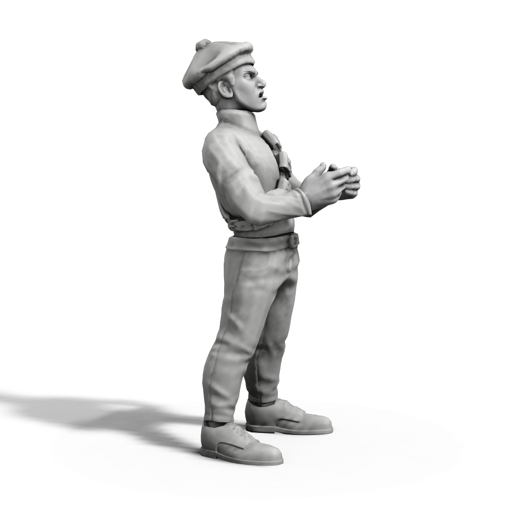 Naval Full Crew Pack 2 – 1:32 scale unpainted resin naval sailors